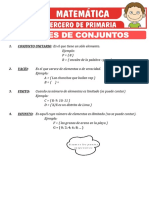 Ejercicios de Clases de Conjuntos para Tercero de Primaria