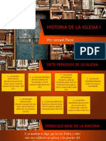 HISTORIA DE LA IGLESIA 1er PERIODO IG. APOSTOLICA