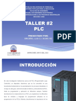 Taller #2 PLC: Presentado Por: BRICEÑO, LUIS C.I: 30.093.152