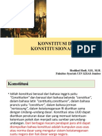 1.1.2 Konstitusi Dan Konstitusionalisme