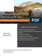 Yeast Leavened Product Roti Tawar & Roll: Dr. Dwi Larasatie Nur Fibri, S.T.P., M.SC