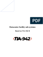 Datacenter Subsystems based on TIA-942 B