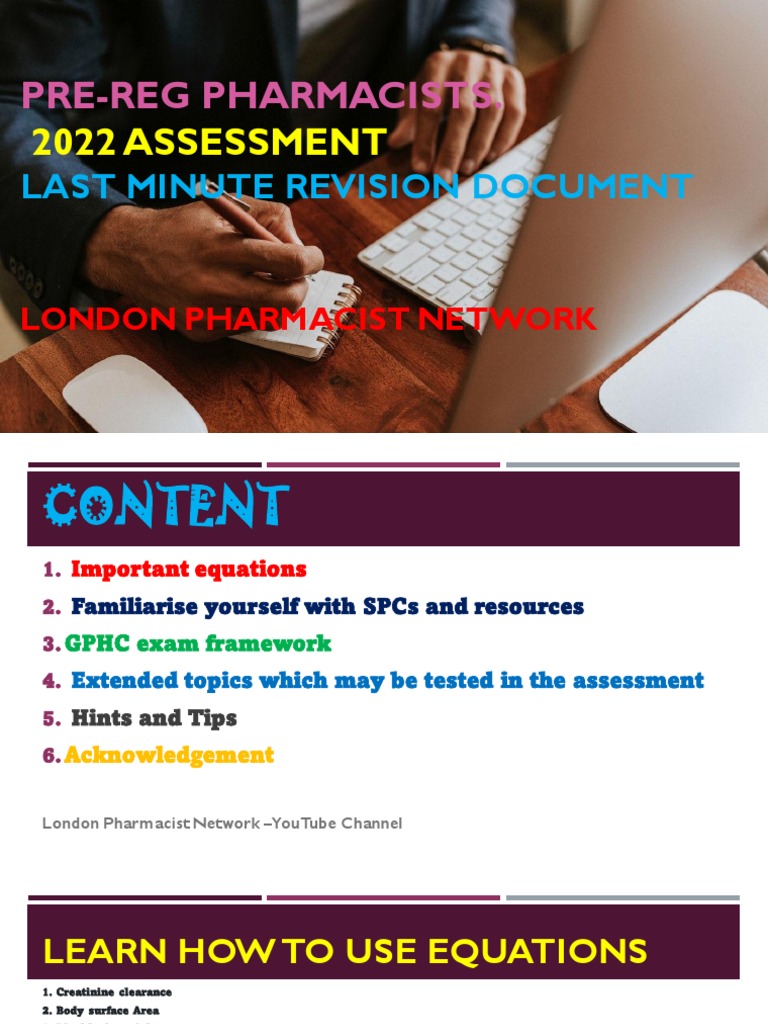 Pre Reg Pharmacists Last Minute Pdf Pharmacy Medical Treatments