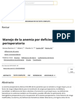 Manejo de La Anemia Ferropénica Perioperatoria - Texto Completo - Acta Haematologica 2019, Vol. 142, No. 1 - Editorial Karger