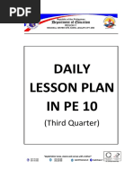 Grade 10 PE MELCs Overview | PDF | Physical Fitness | Learning