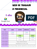 Horario de Trabajo No Presencial