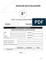 Registro Auxiliar - 2° Grado