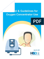 Oxygen Concentrator O2 Protocols