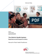 The District Health System - Experiences and Prospects in Africa - GTZ