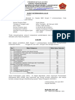 Contoh Mail Merge Surat Keterangan Lulus