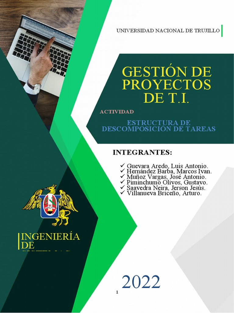 4 - Estructura de Descomposición de Tareas (EDT) | PDF | Informática ...