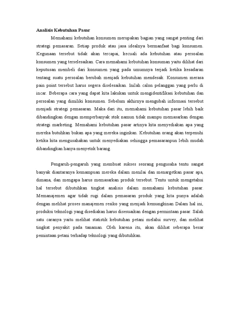 Analisis Kebutuhan Pasar untuk Bisnis Online Tanpa Modal