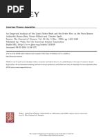 An Empirical Analysis of The Limit Order Book and The Order Flow in The Paris Bourse