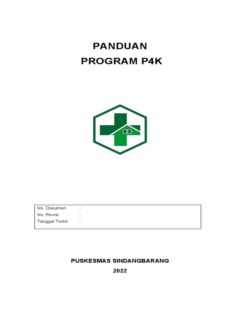 Panduan Program P4K Puskesmas 2022 | PDF | Pengembangan Diri