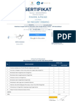 Sertifikat FAHMI, S.PD - SD