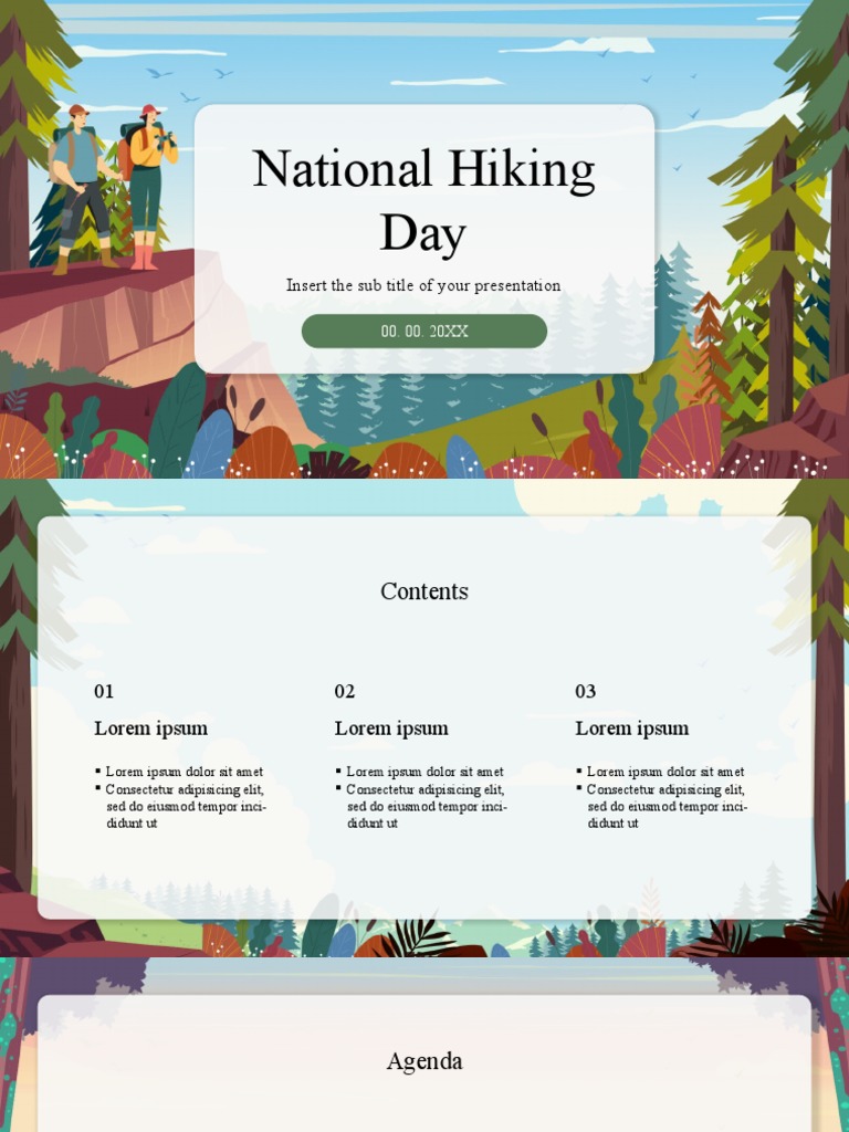 National Hiking Day PPTMON PDF