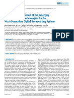 Performance Evaluation of The Emerging Media-Transport Technologies For The Next-Generation Digital Broadcasting Systems