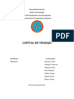 Capital de Trabajo