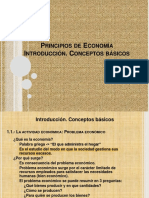 PRINCIPIOS DE ECONOMÍA Clase1