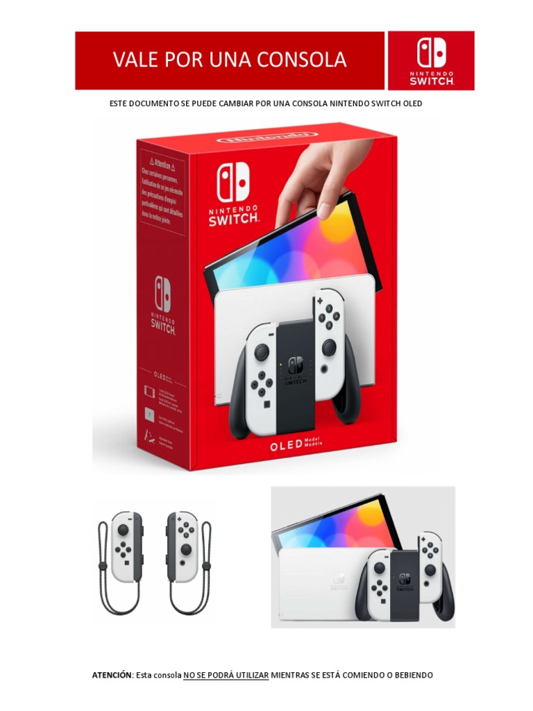 Vale por Consola Nintendo Switch OLED | PDF