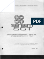 Manual de Procedimientos de La Oficina Del Servicio de Informacion de Vuelo