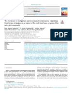 Susilowati 2022. The Prevalence of Bad Posture and Musculoskeletal Symptoms Originating