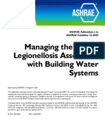 ASHRAE 2020 - Managing The Risk of Legionellosis Associated Building Water Systems