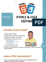 HTML5 Ile Web Gelistirme Egitim Dokumani