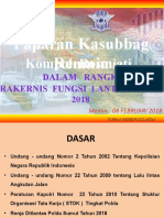 Paparan Rakenis Kasat Lantas 2018