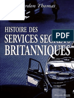 Histoire Des Services Secrets Britanniques - Gordon Thomas