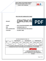 RFQ For Site Fabricated Tanks