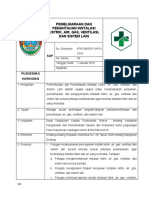 8.5.1.2 Sop Pemeliharaan Dan Pemantauan Instalasi Listrik, Air, Gas, Ventilasi, Dan Sistem Lain