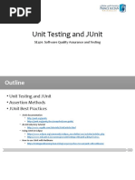 Unit Testing and JUnit