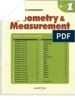 Kumon Math Workbooks - Grade 1 - Geometry - Measurement