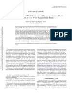 Reciprocal Effects of Work Stressors and Counterproductive Work Behavior: A Five-Wave Longitudinal Study