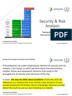 Security and Risk Analysis