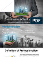 Professionalism in The Organization