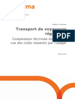 1501w-Transport - Regionaux - Voyageurs - Comparaison - Cerema, Mars 2015