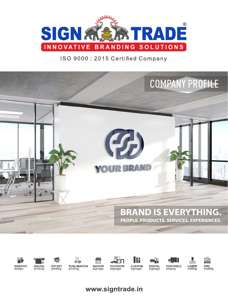 Signtrade Profile | PDF | Advertising | Business