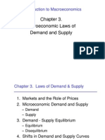 Microeconomic Laws of Demand and Supply: Introduction To Macroeconomics