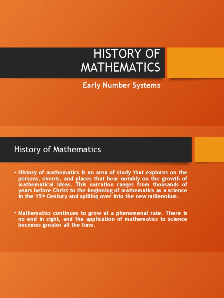 Origins of Mathematics Through Ages | PDF | Paleolithic | Neolithic