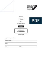 Evaluación 7B OA4R Estudiante 2022