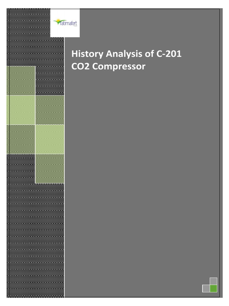 CO2 Compressor History Analysis PDF Piston Valve