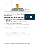 Teks Ucapan KP Perasmian Penutup Kursus Kejurulatihan Kawad Kaki Rela Tahun 2022-Lama