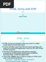 HTML Forms With PHP