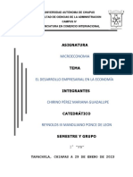 Chirino Mariana - 2FB - El Desarrollo Empresarial en La Economía