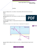 Refraction of Light Class 10 Phy