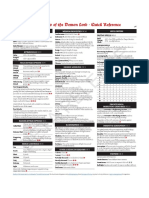 Sotdl Quick Reference Cheat Sheet