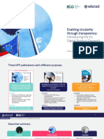 Enabling Circularity Through Transparency - Introducing The EU DPP