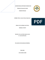 Actividad. Tabla y Resumen de Tipos de Glaucoma. Canul Solano